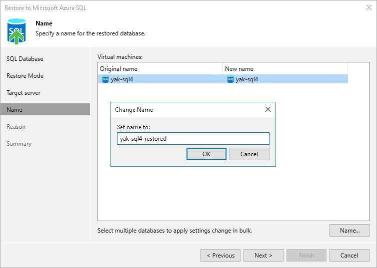 Step 5. Specify Name
