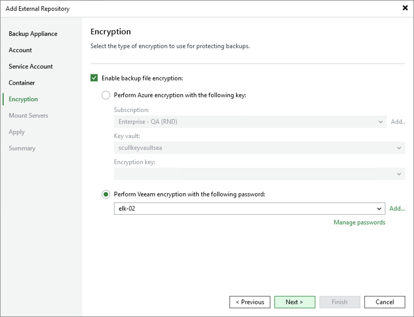 Step 6. Enable Data Encryption