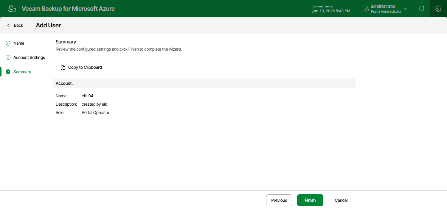 Adding User Accounts