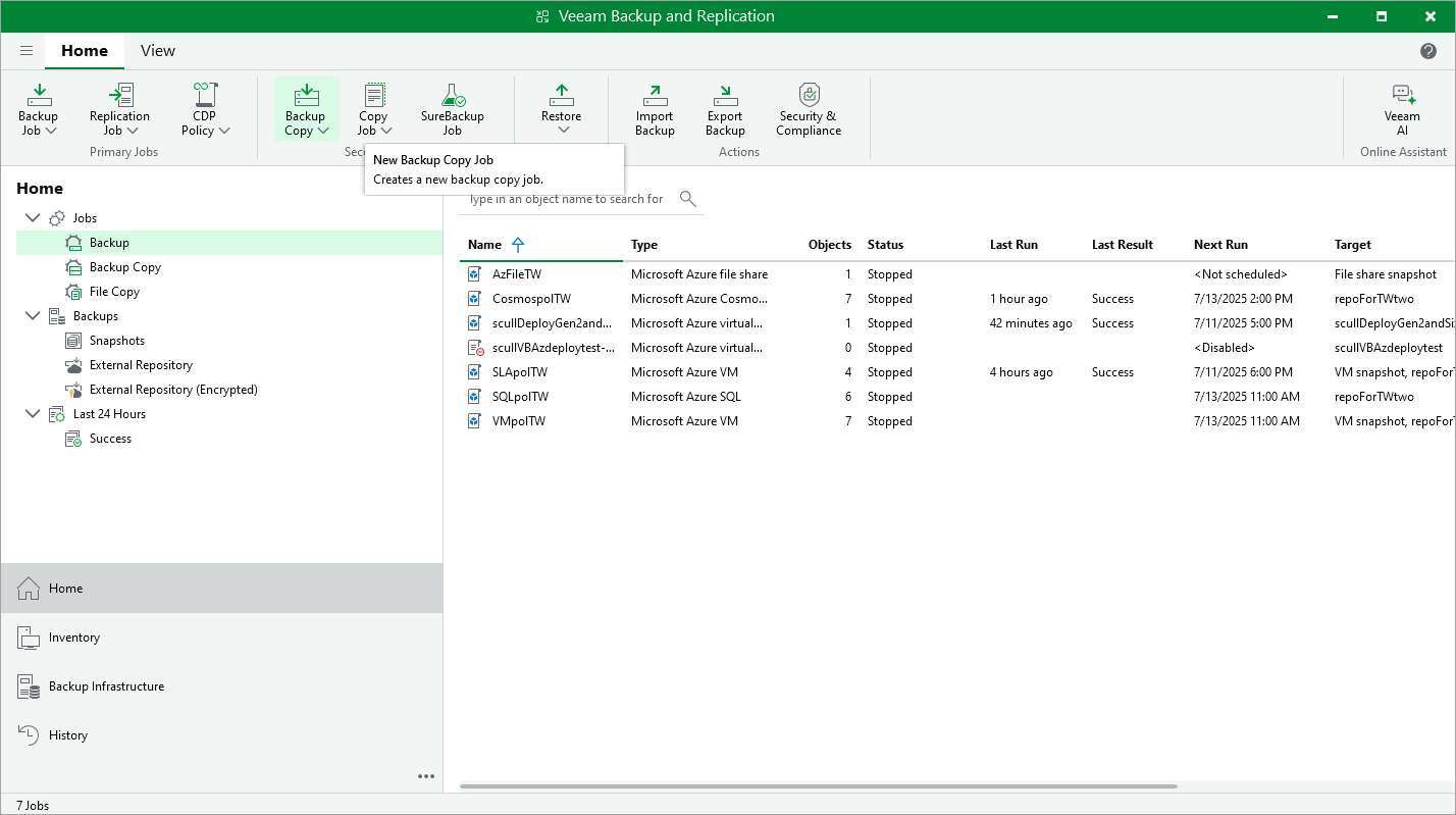 Copy Azure policies