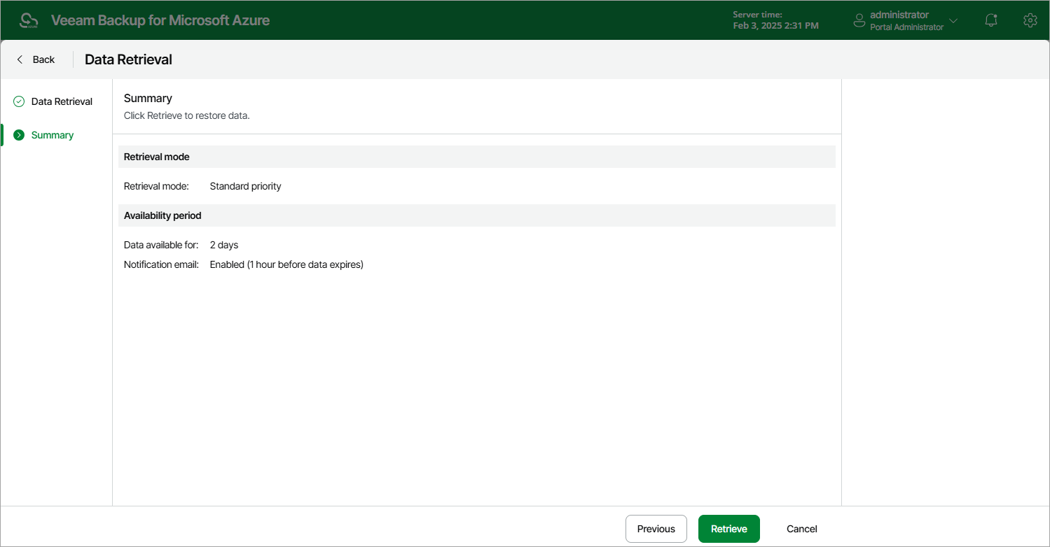 Retrieving Data Manually