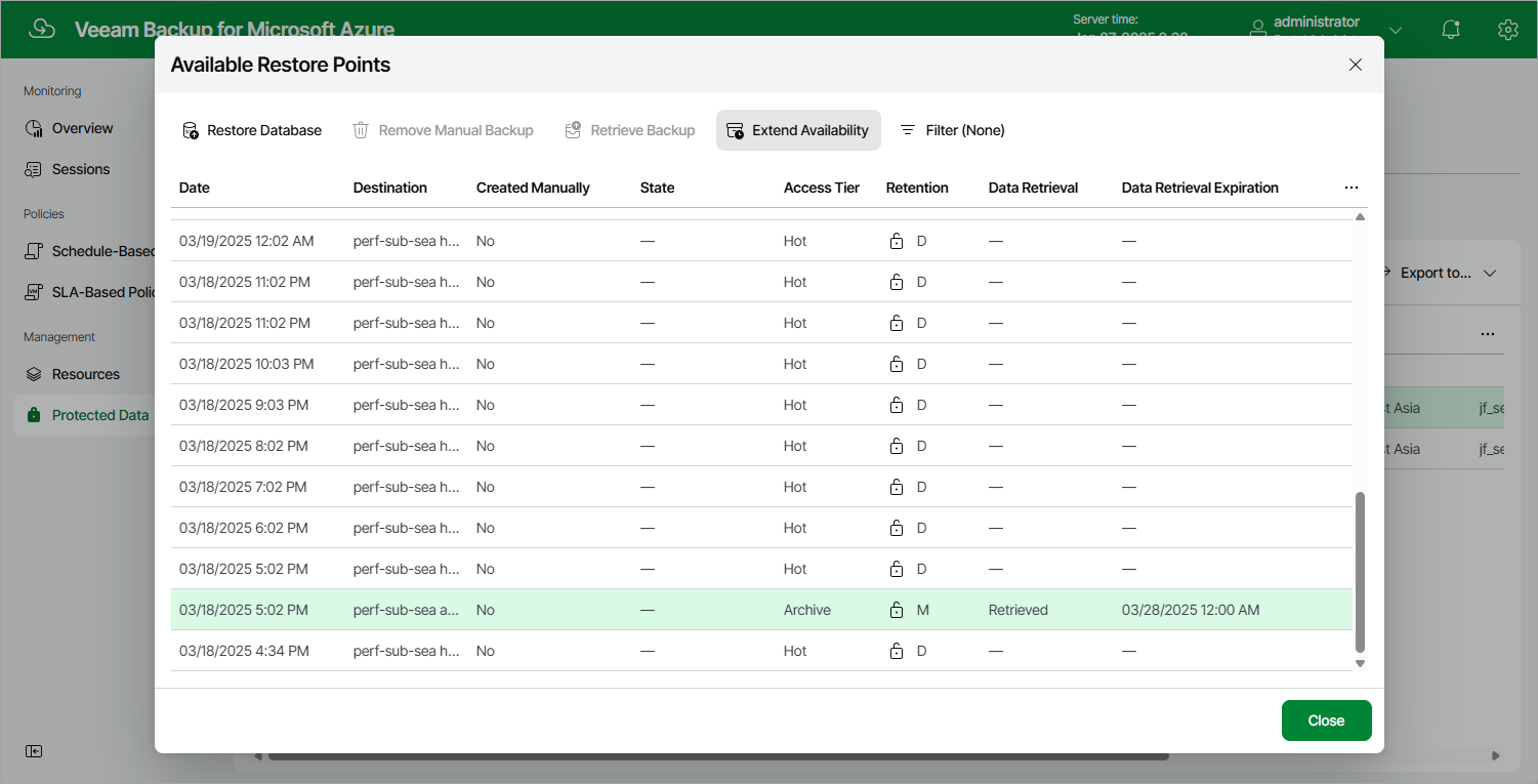 Extending Data Availability