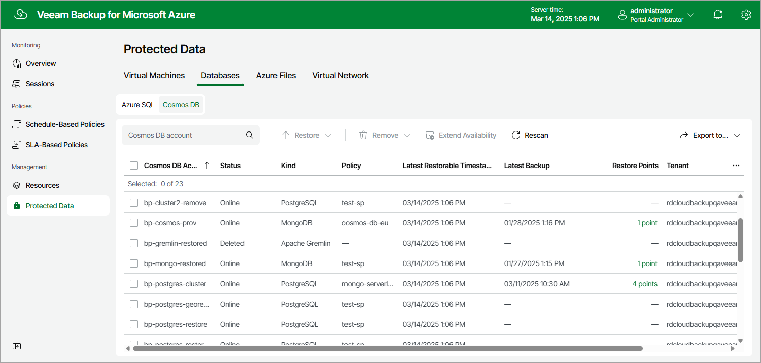Managing Cosmos DB Data