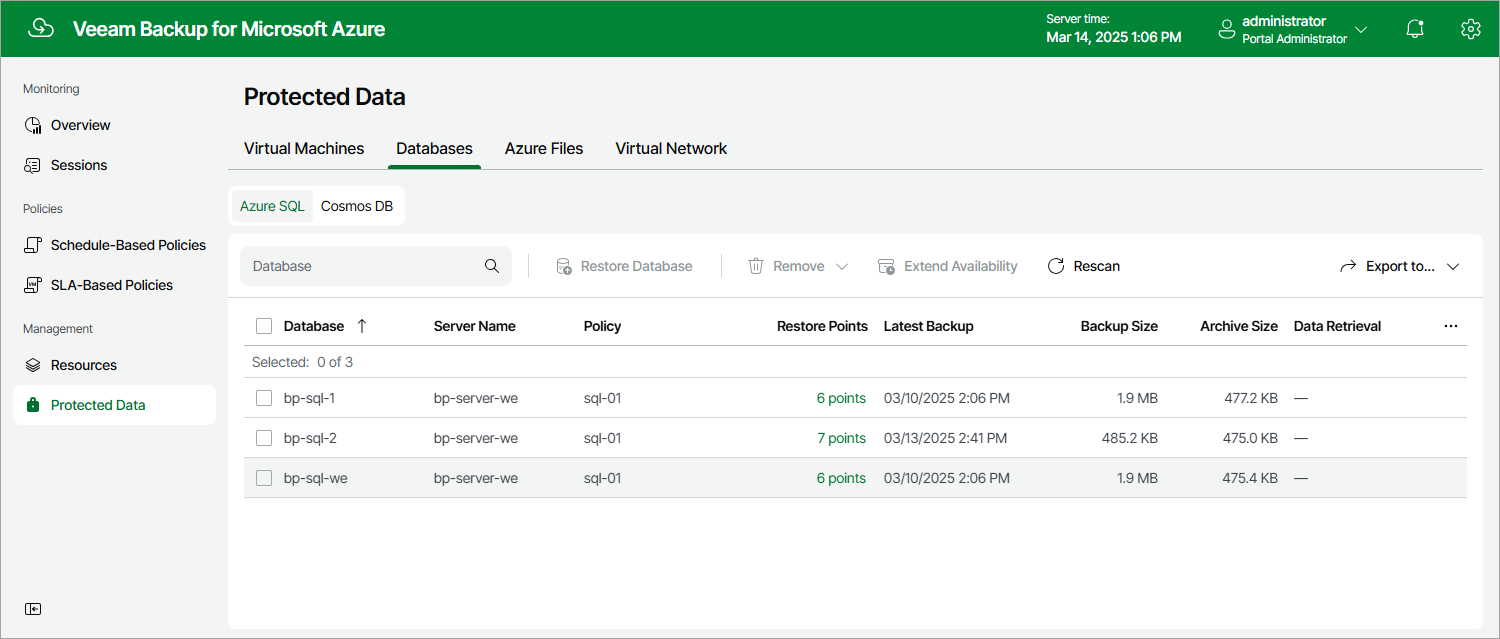 Managing SQL Data