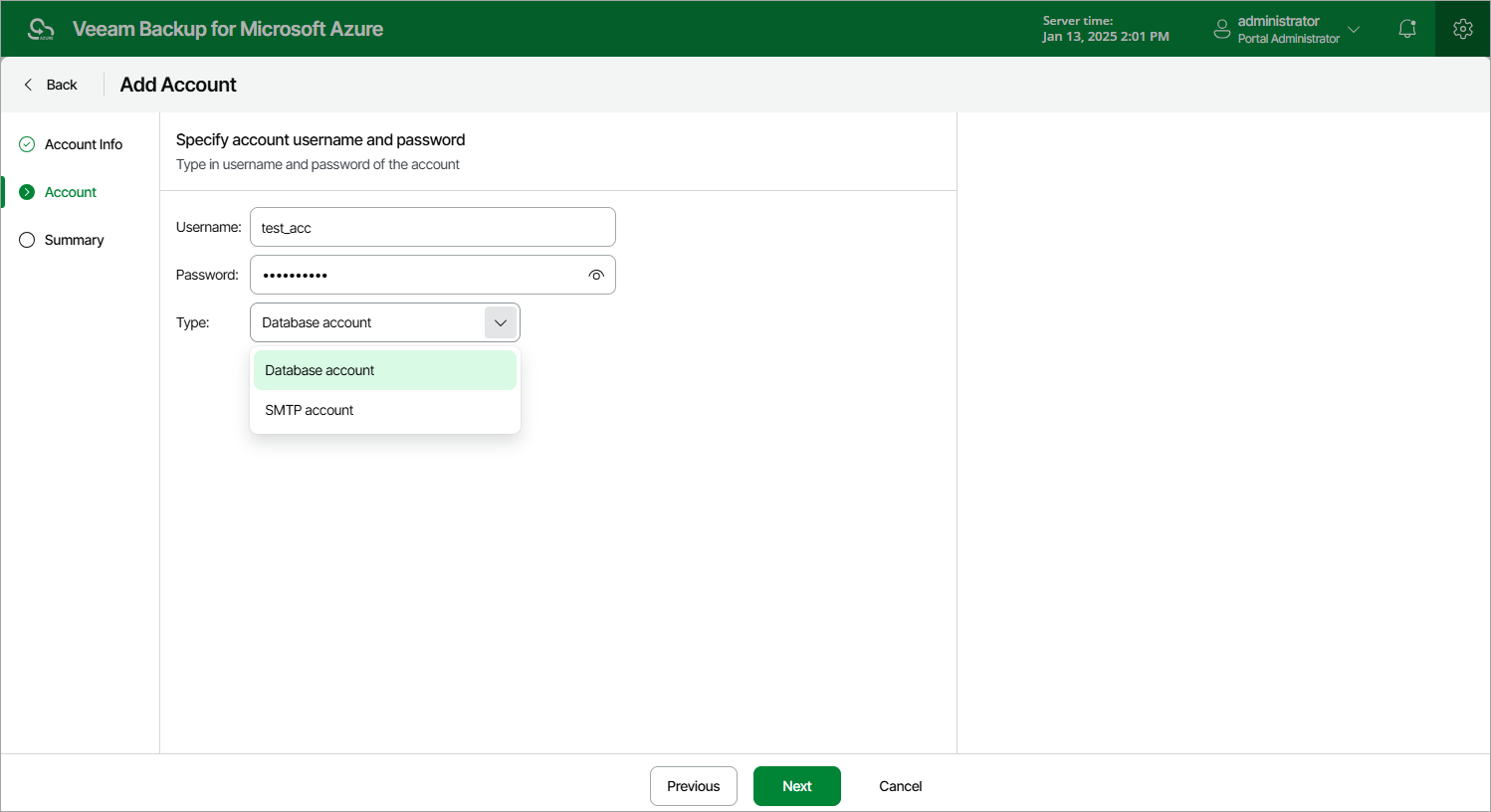 Specifying Credentials