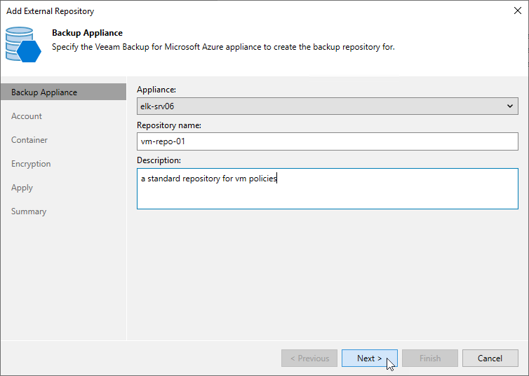 Step 2. Specify Repository Details