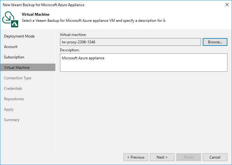 Step 5. Select Appliance