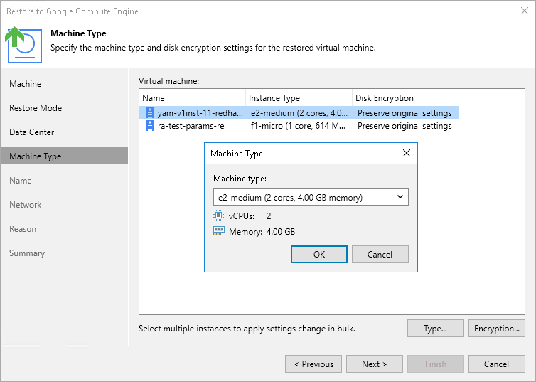 Step 5. Specify Instance Type and Encryption