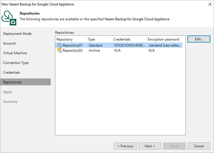 Step 7. Configure Repository Settings