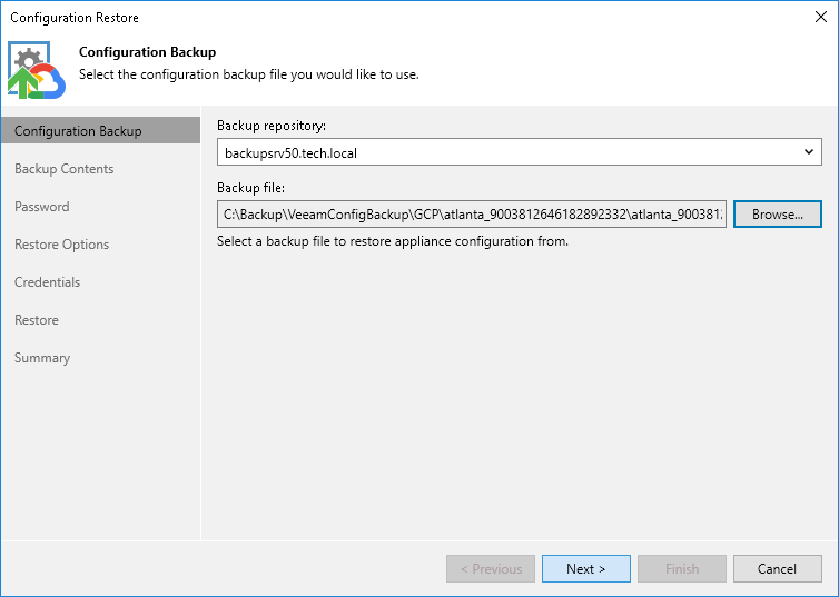Step 2. Choose Backup File