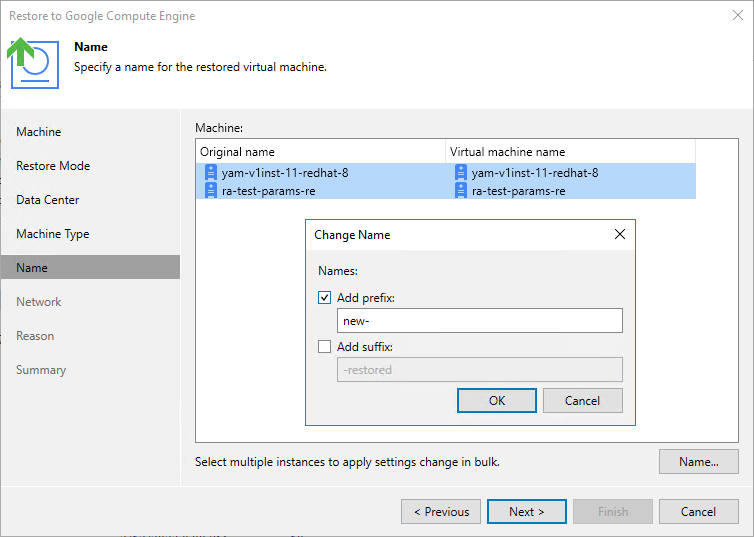 Step 6. Specify Instance Name