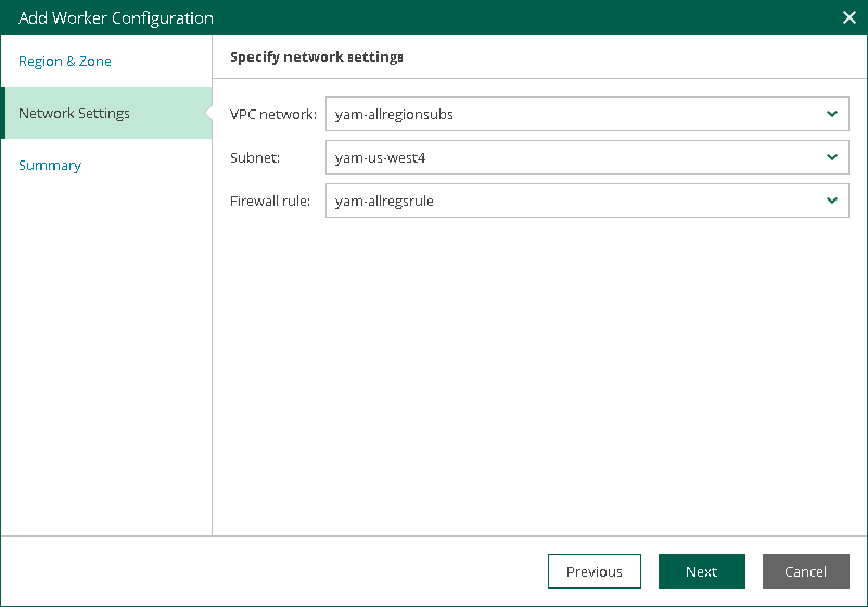 Step 4. Specify Network Settings