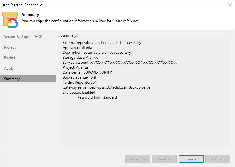 Step 6. Finish Working with Wizard