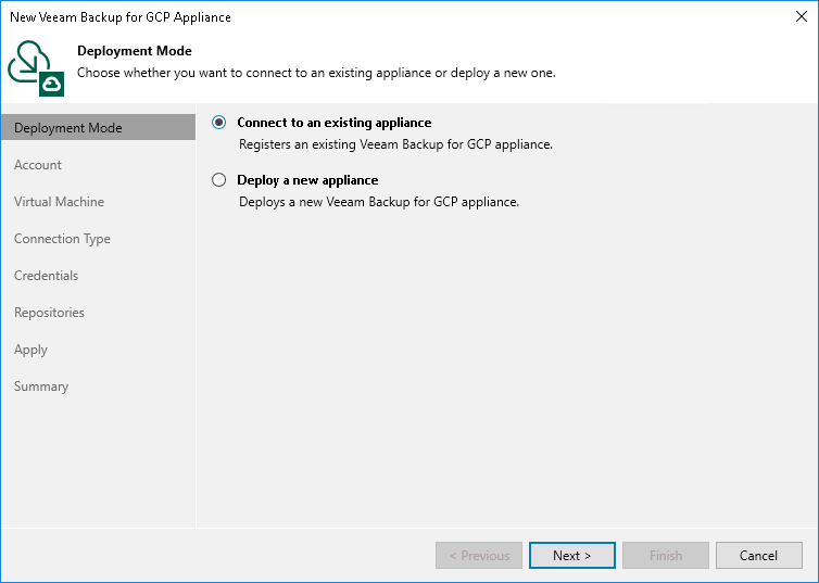 Step 2. Specify Deployment Mode
