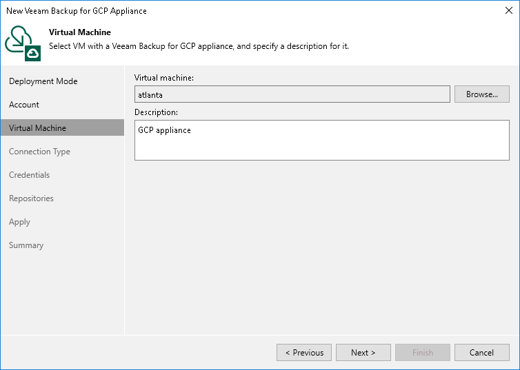 Step 4. Select GCP VM Instances