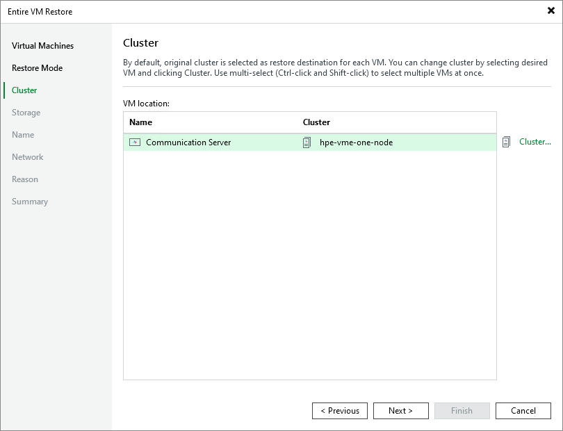 Step 4. Specify Target Host