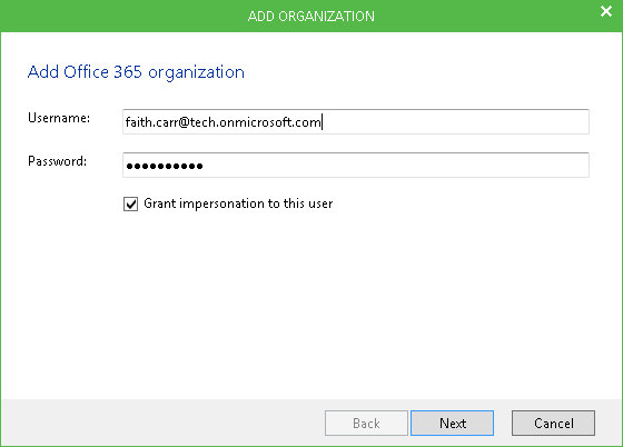Adding Organizations to the Scope