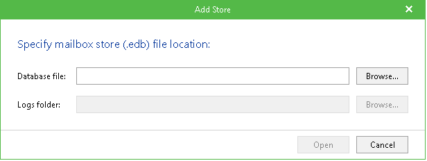 Adding Databases to the Scope Manually