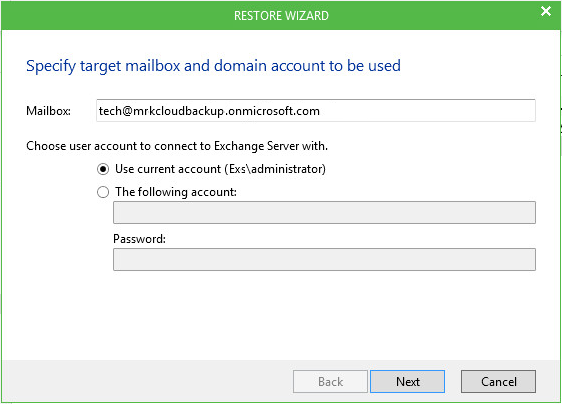 Restoring Folders and Items