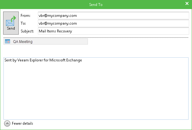 Sending Items