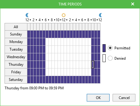Step 4. Specifying Scheduling Options