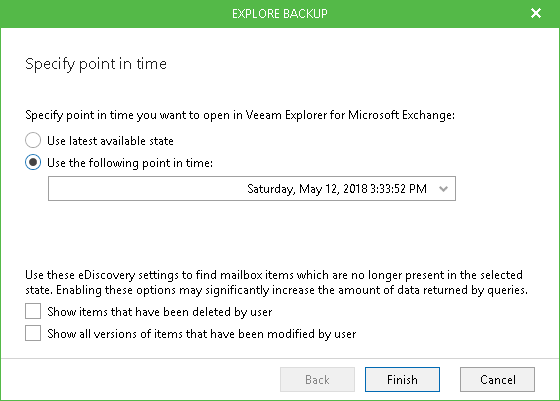 Exploring Veeam Backup for Microsoft Office 365 Backups
