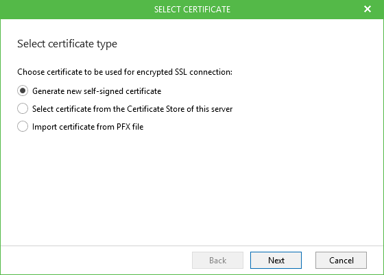 Installing SSL Certificate