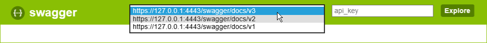 Evaluation with Swagger UI