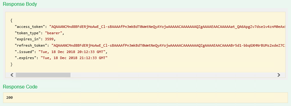 Evaluation with Swagger UI
