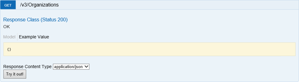 Evaluation with Swagger UI