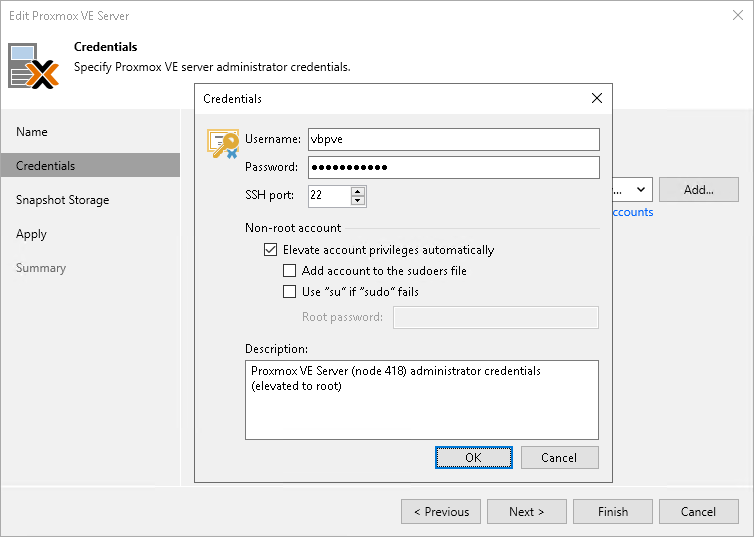 Step 3. Enter Credentials