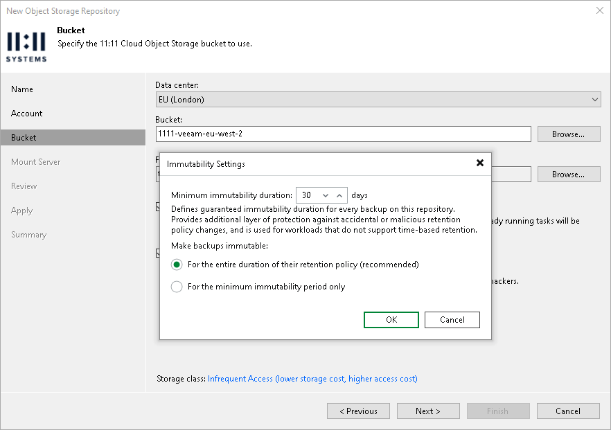 Step 4. Specify Object Storage Settings