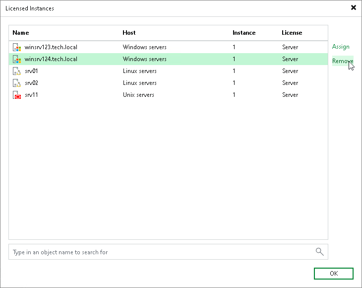 Remove License from Veeam Agent Licensing Requirements