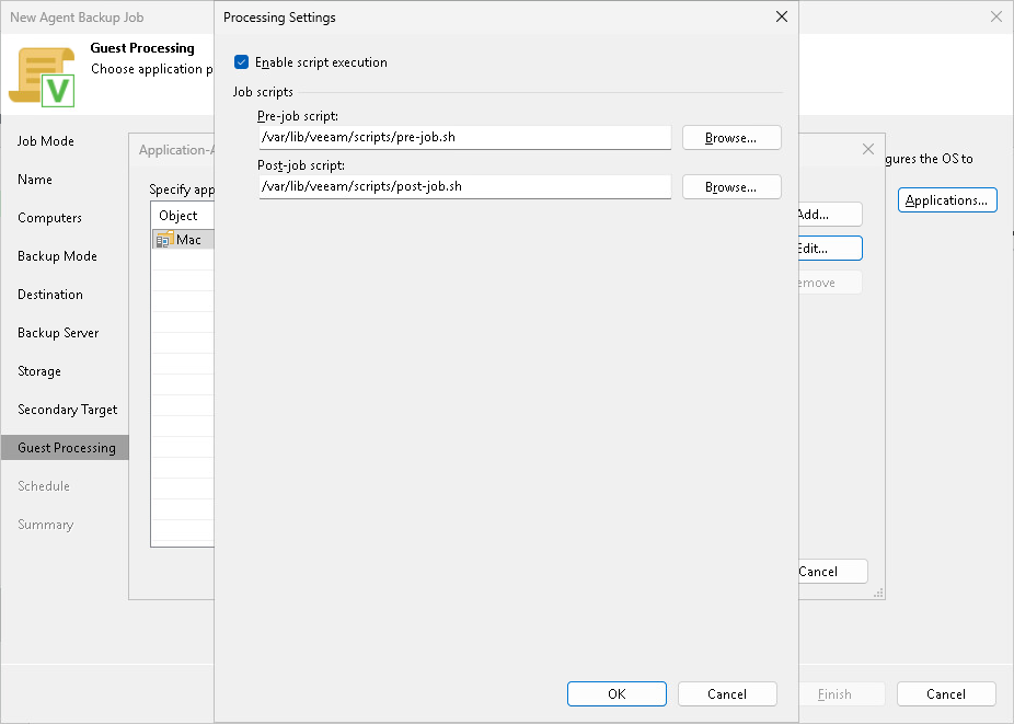 Backup Job Scripts