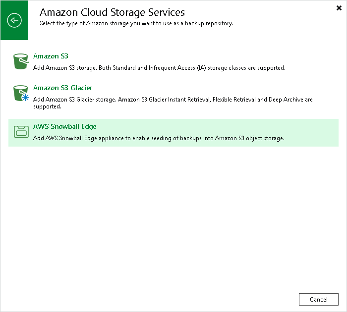 Step 1. Launch New Object Storage Repository