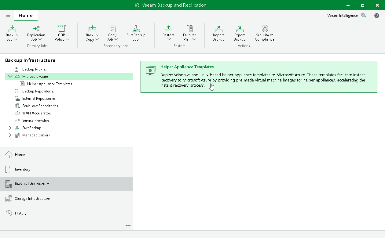 Adding Helper Appliance Template