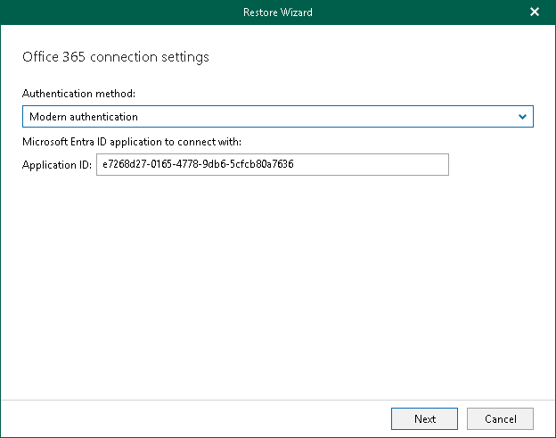 Step 2. Select Authentication Method