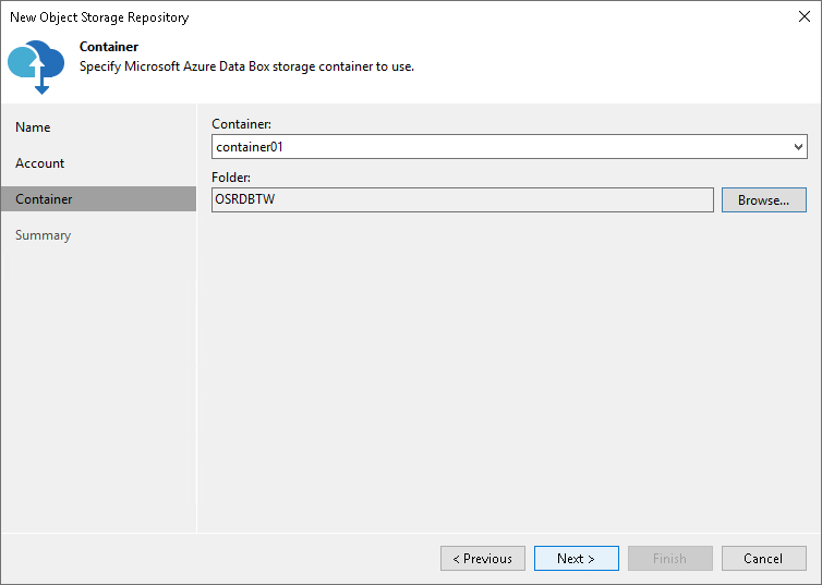 Step 4. Specify Object Storage Settings