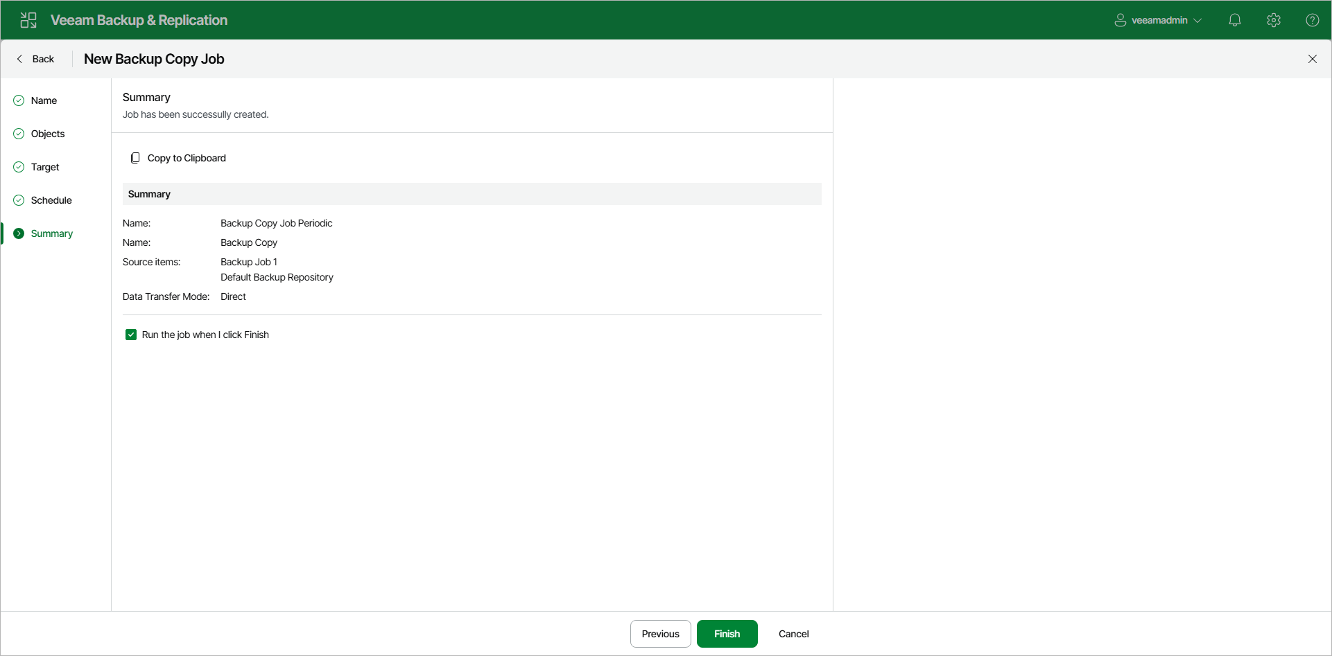 Step 6. Finish Working with Wizard