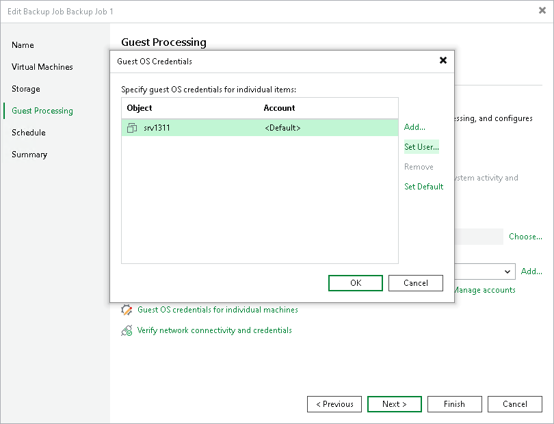 Manage Guest OS Credentials