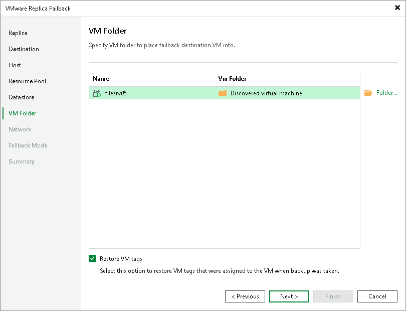 Select folder Step 7. Select Folders