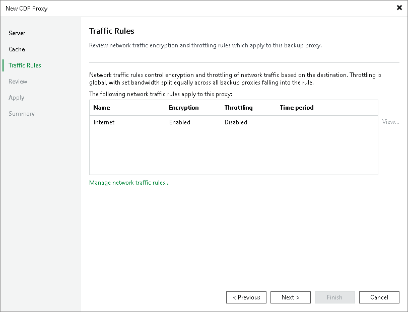 Step 4. Configure Network Traffic Rules