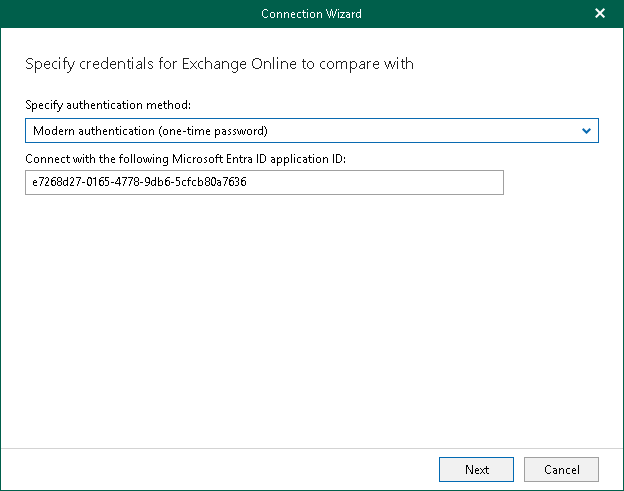 Step 1. Select Authentication Method