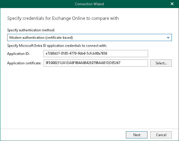 Step 1. Select Authentication Method