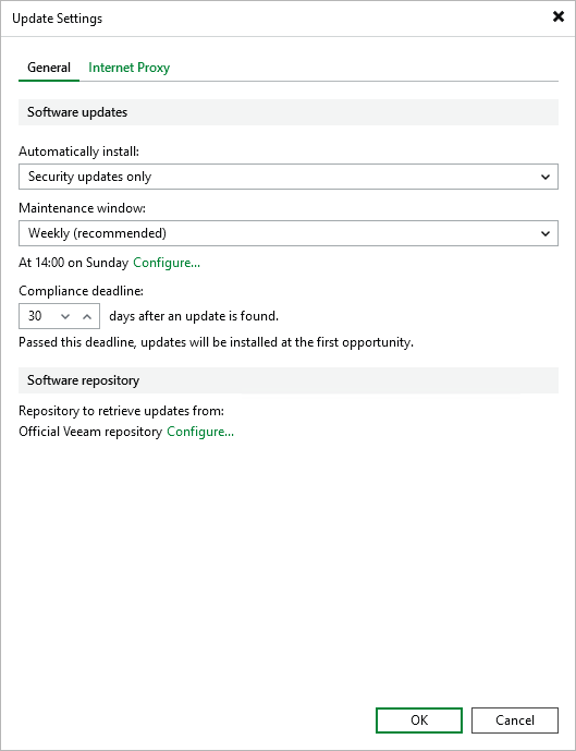 Configuring Updates