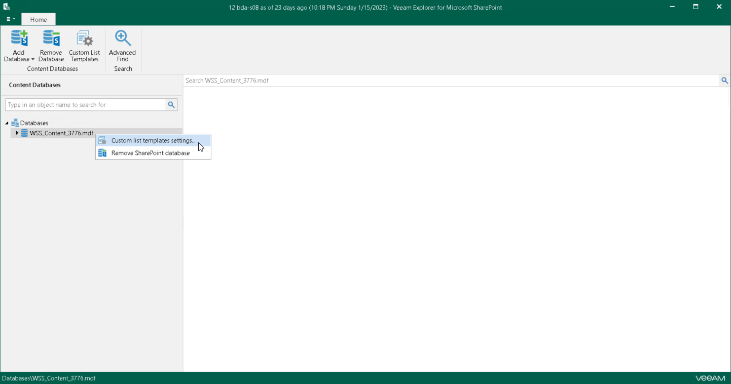 Importing Custom List Templates