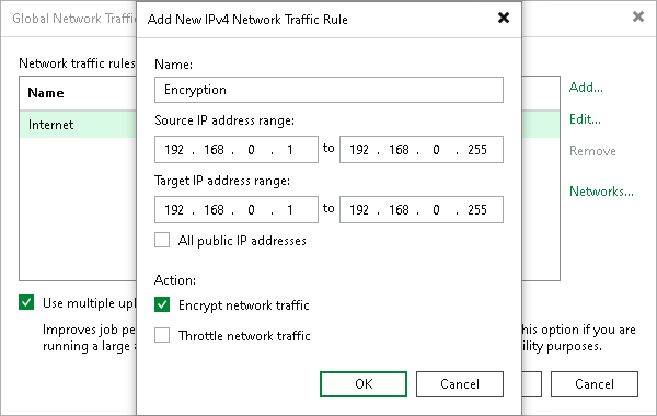 Enabling Traffic Encryption