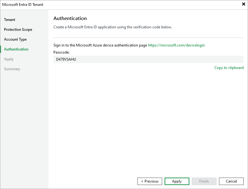 Creating New Application
