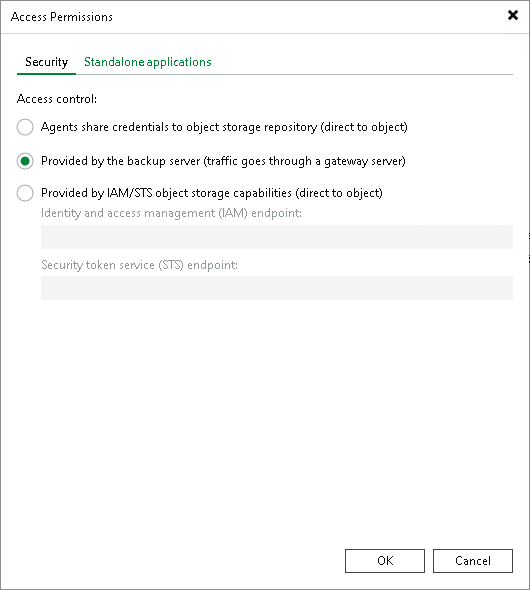 Editing Access Permissions