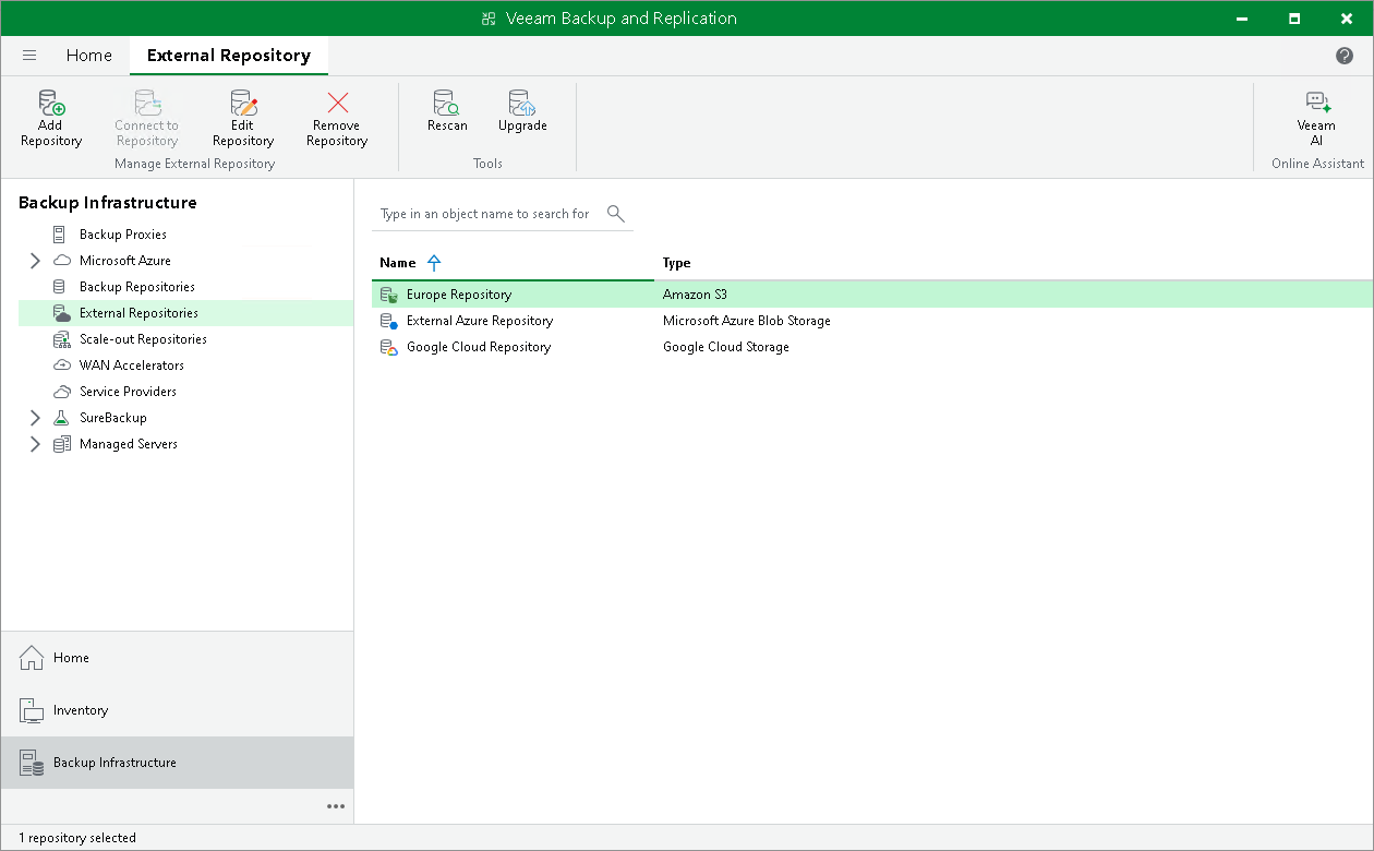 Upgrading External Repositories